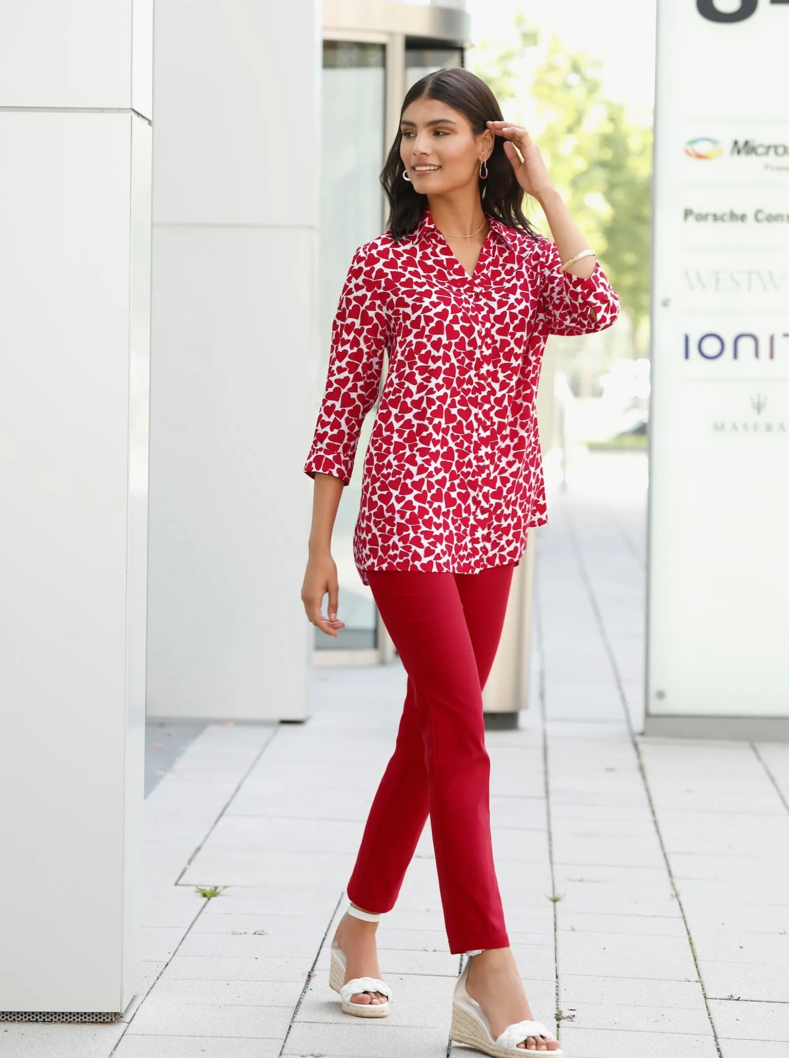 Bengalinhose mit Zierreißverschlüssen