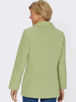 Übergangsjacke in Veloursleder-Optik