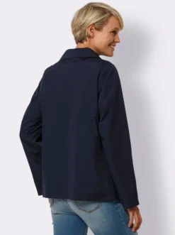Übergangsjacke mit Mesh-Einsatz