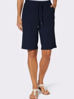 Bermudas in Crinkle-Qualität