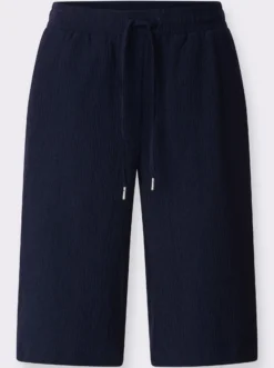 Bermudas in Crinkle-Qualität