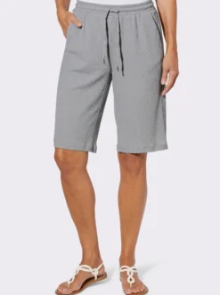 Bermudas in Crinkle-Qualität