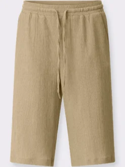 Bermudas in Crinkle-Qualität