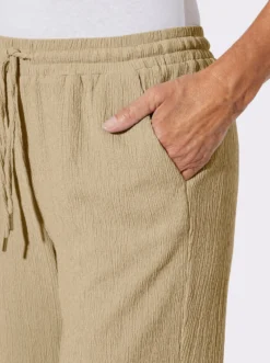Bermudas in Crinkle-Qualität
