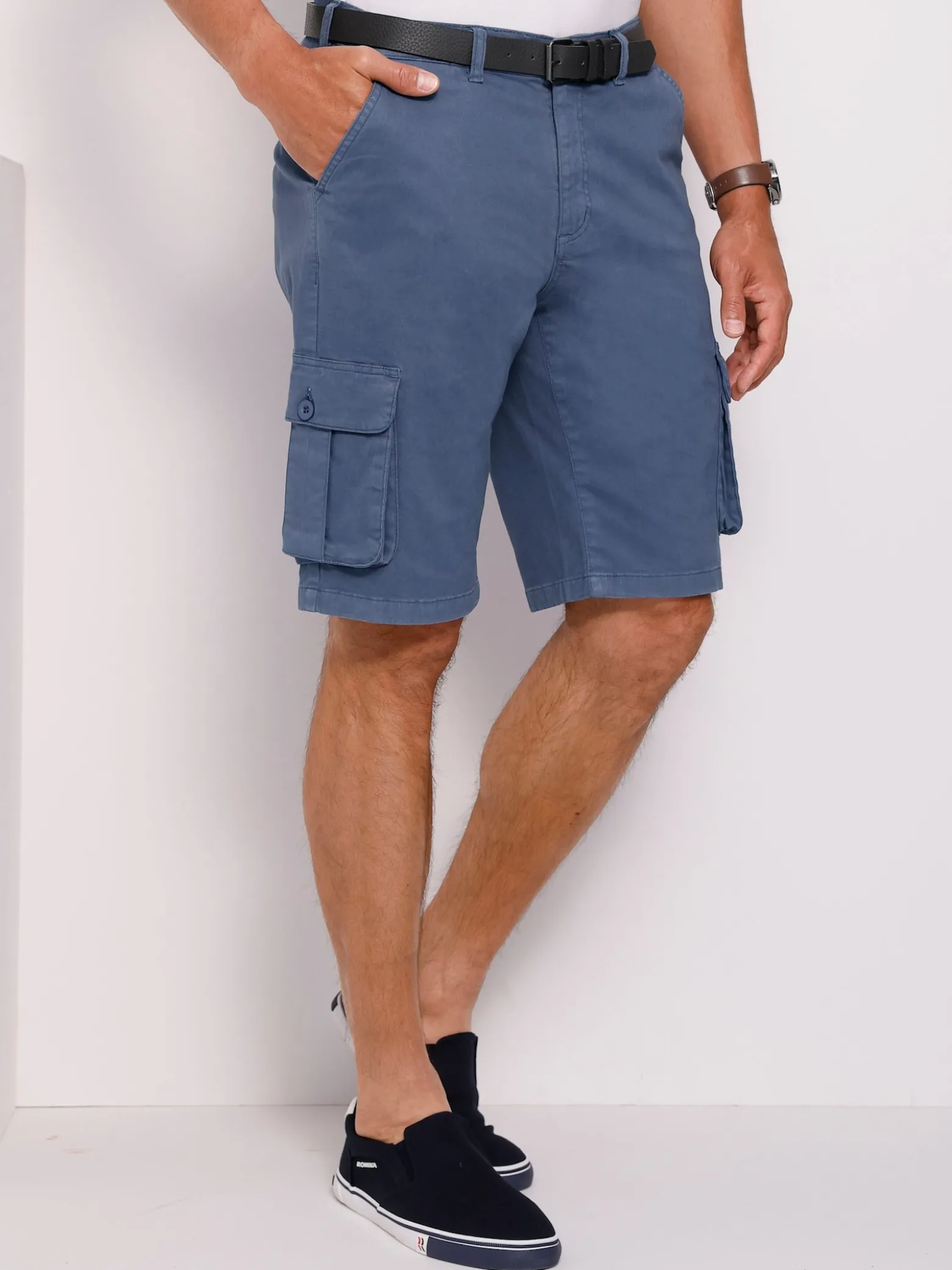 Bermudas inklusive Gürtel