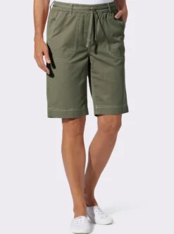 Bermudas mit Bindegürtel