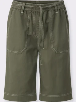 Bermudas mit Bindegürtel