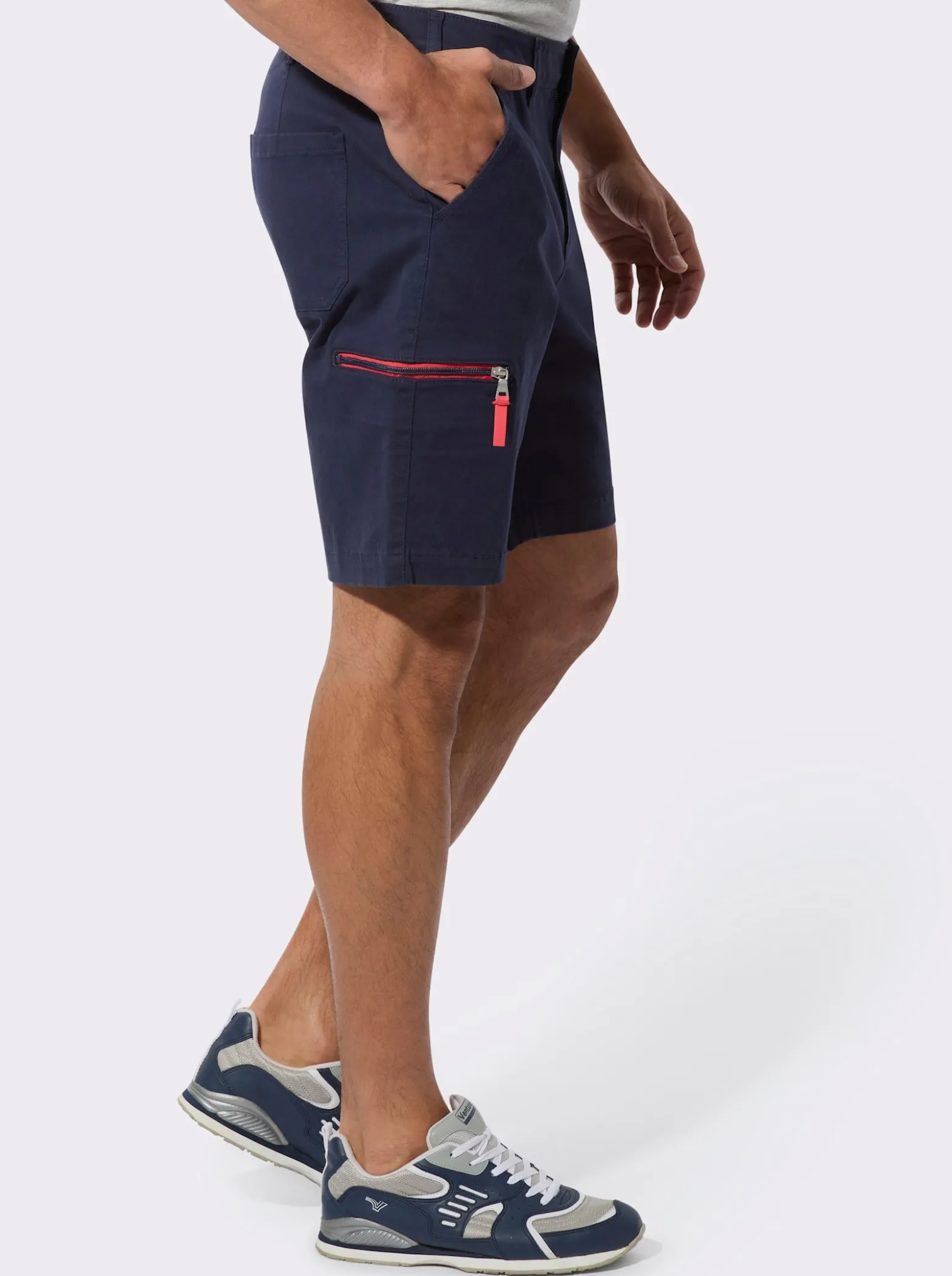 Bermudas mit Reißverschluss-Tasche