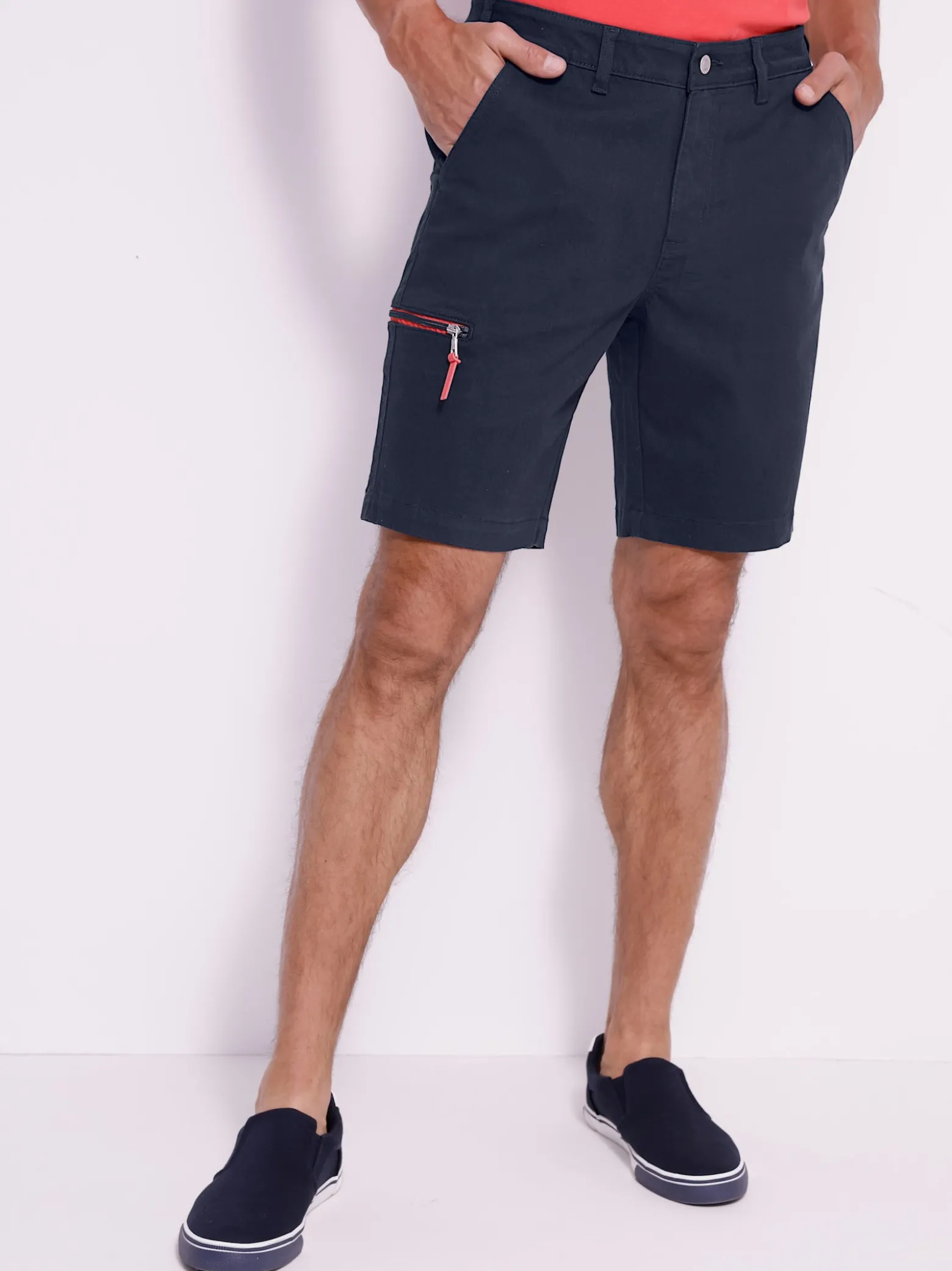 Bermudas mit Reißverschluss-Tasche