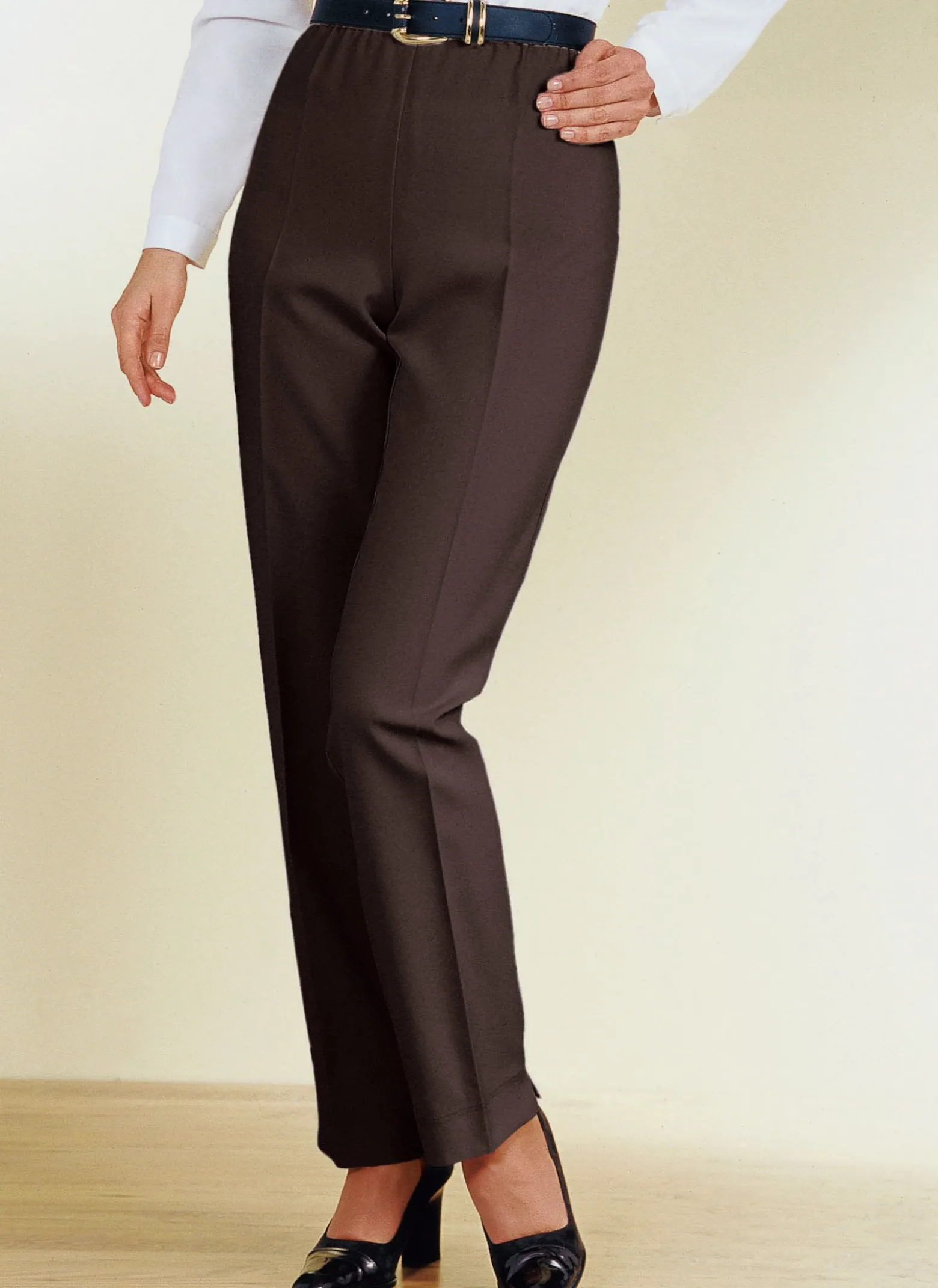 Bügelfaltenhose in Schlupfform