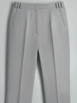 Bügelfaltenhose mit elastischem Bund