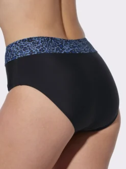 Bikini-Hose Blende mit Leo-Muster
