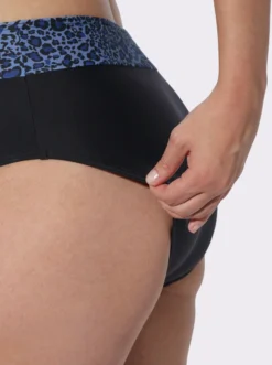 Bikini-Hose Blende mit Leo-Muster
