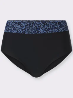 Bikini-Hose Blende mit Leo-Muster