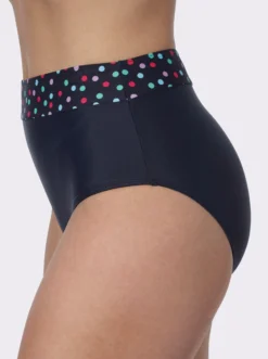 Bikini-Hose mit angesetzter Blende