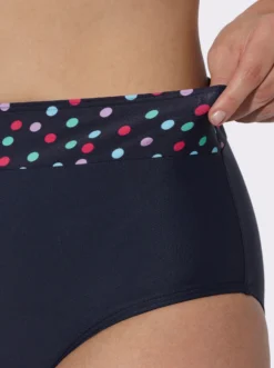 Bikini-Hose mit angesetzter Blende