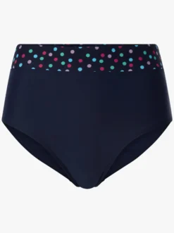 Bikini-Hose mit angesetzter Blende