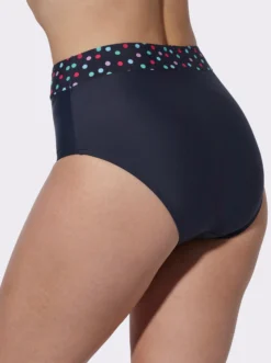 Bikini-Hose mit angesetzter Blende