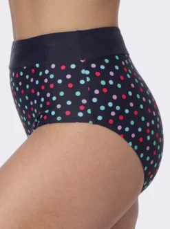 Bikini-Hose mit angesetzter Blende