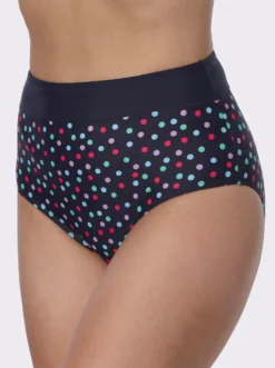 Bikini-Hose mit angesetzter Blende