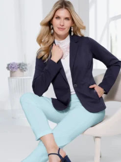 Blazer in Jersey-Qualität