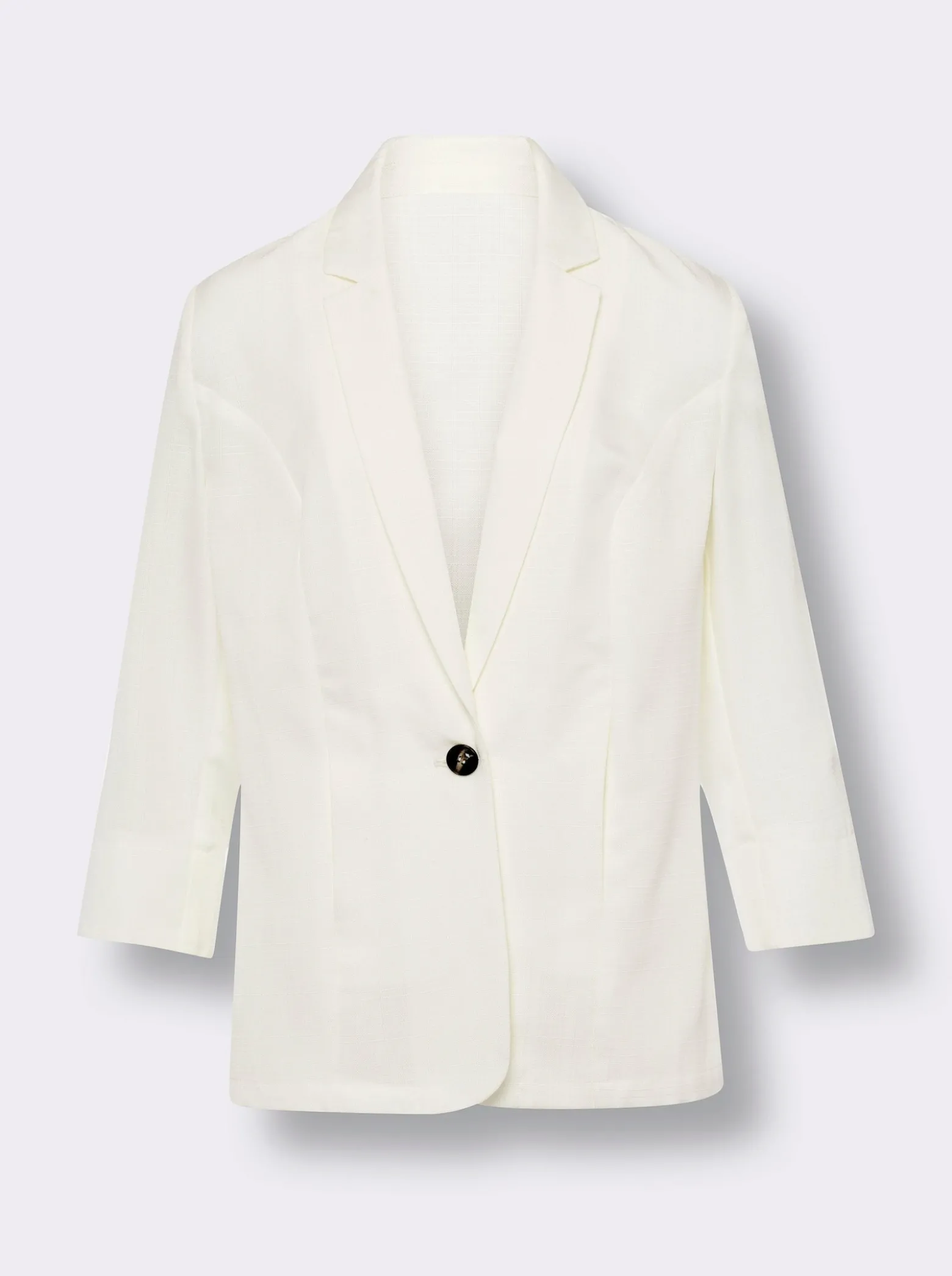 Blazer in Leinen-Optik