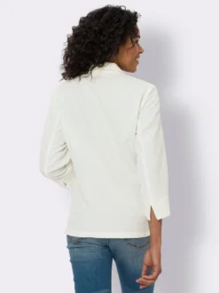 Blazer in Leinen-Optik