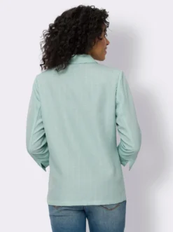 Blazer in Leinen-Optik