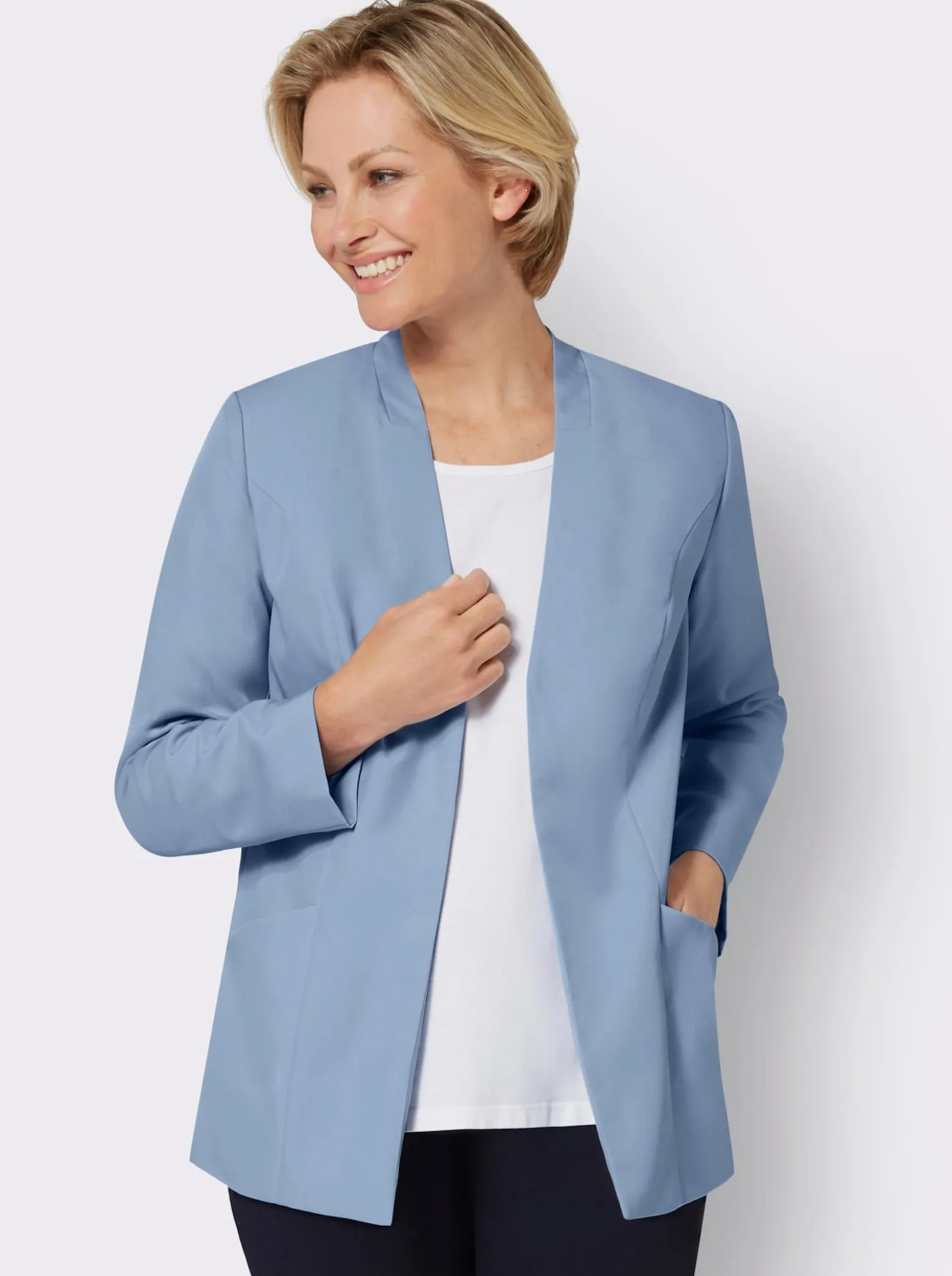 Blazer in weicher Qualität