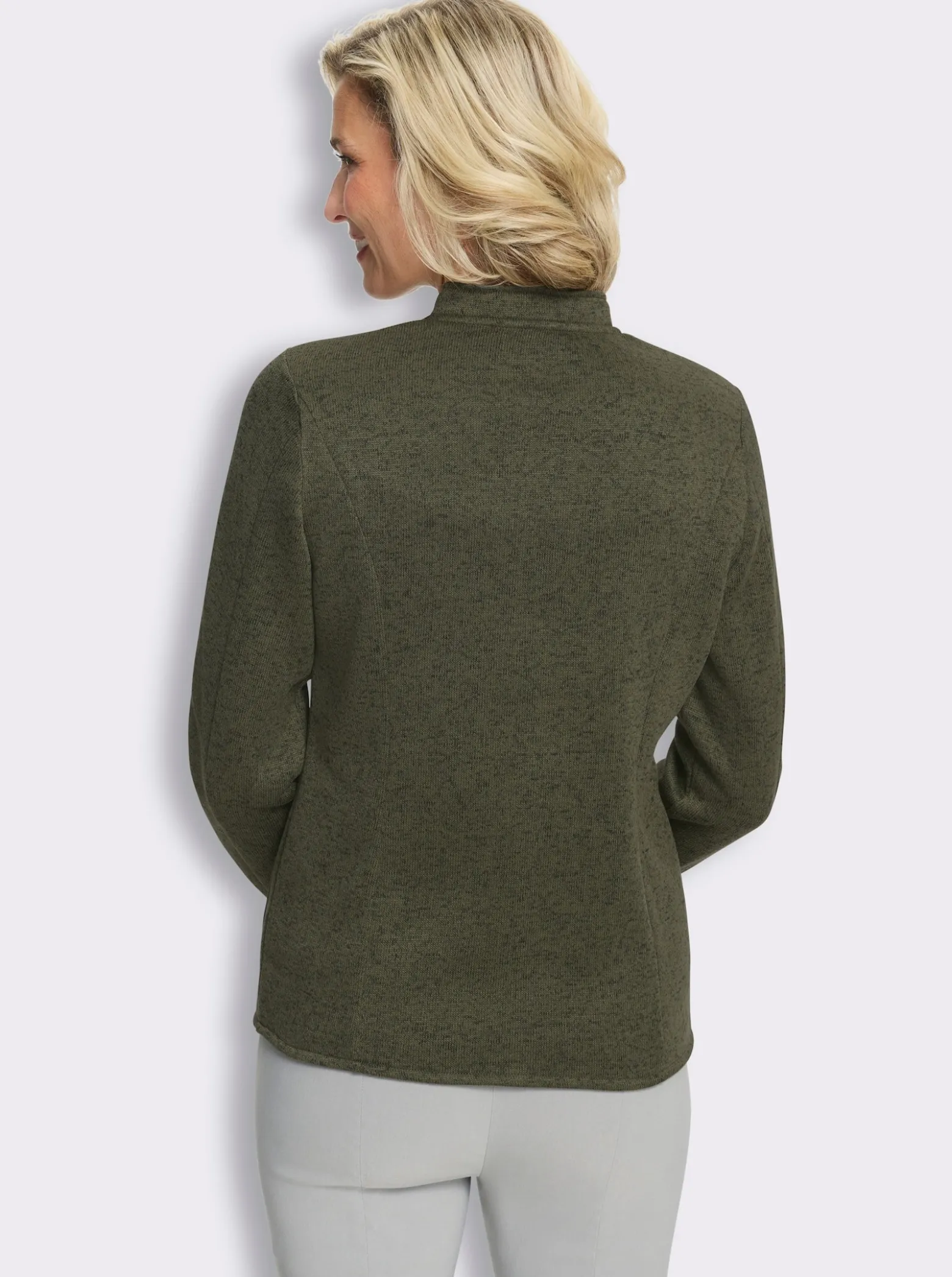 Blazer mit Blüten-Stickerei