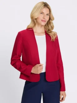 Blazer mit Hakenverschluss