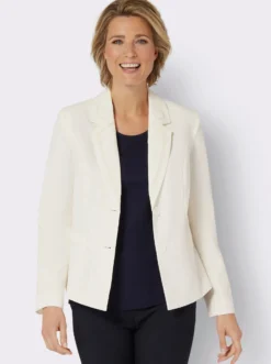 Blazer Mit Knöpfen, goldfarben
