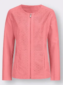Blazer mit Lochmuster