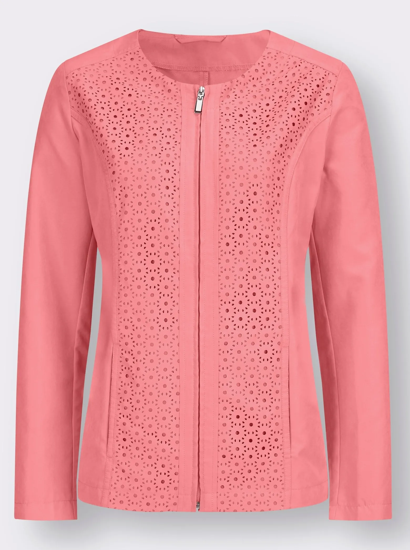 Blazer mit Lochmuster