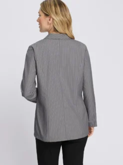 Blazer mit Nadelstreifen