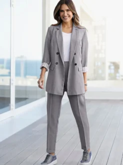 Blazer mit Pattentaschen