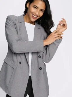 Blazer mit Pattentaschen
