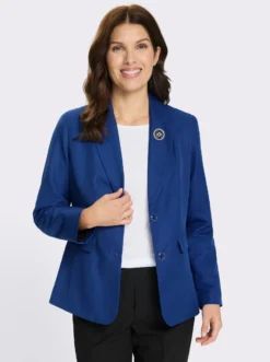 Blazer mit Schmuckknöpfen