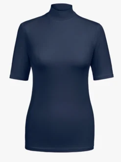 Blazershirt mit Stehkragen