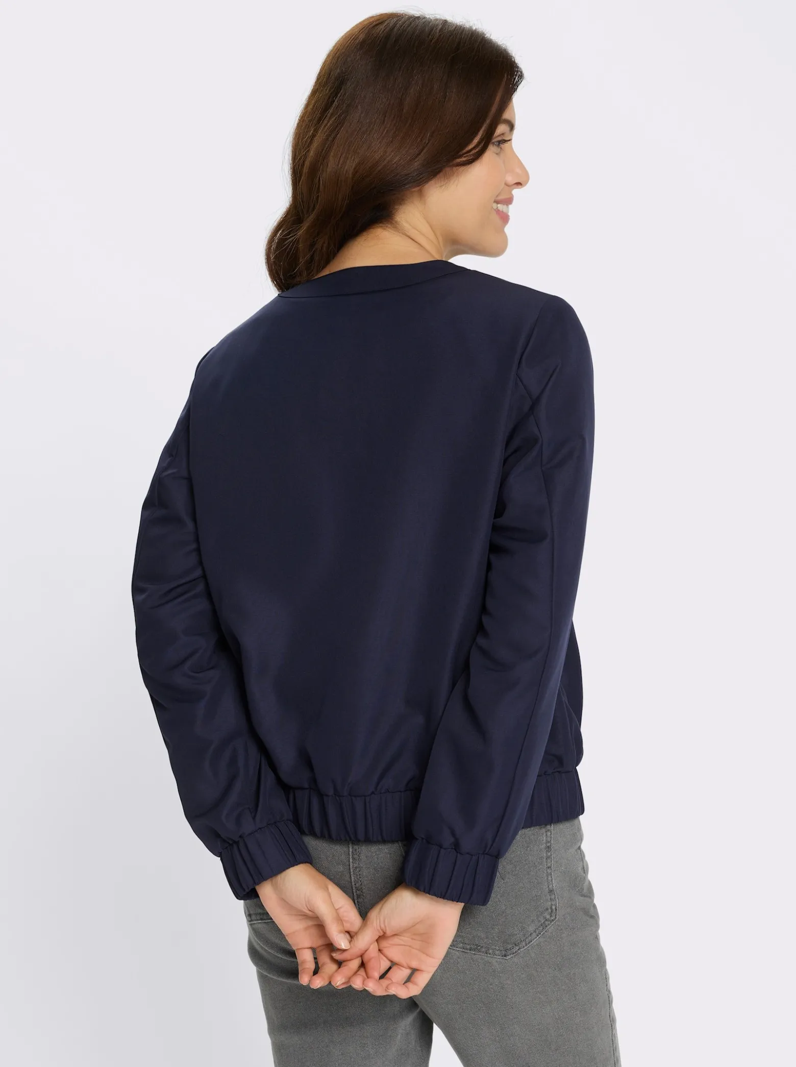 Blousonjacke mit Reißverschluss