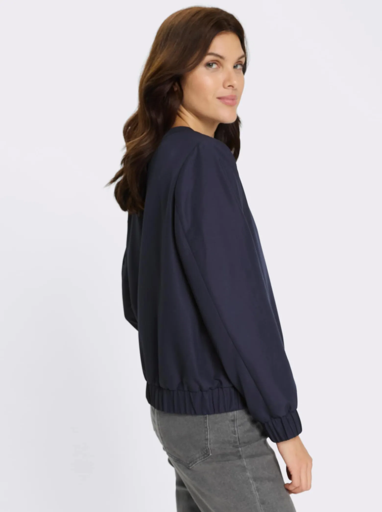 Blousonjacke mit Reißverschluss