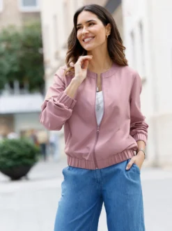 Blousonjacke mit Reißverschluss