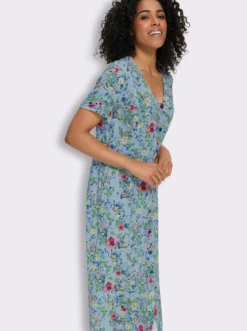 Blumenkleid aus reiner Viskose