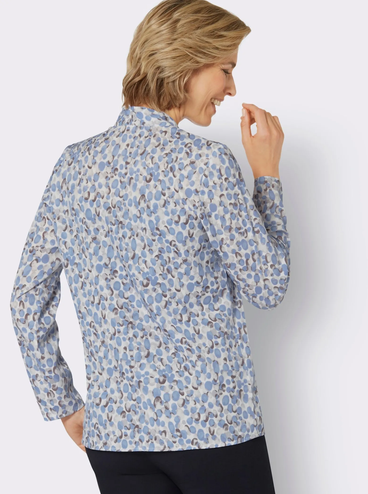 Blusenjacke in offener Form