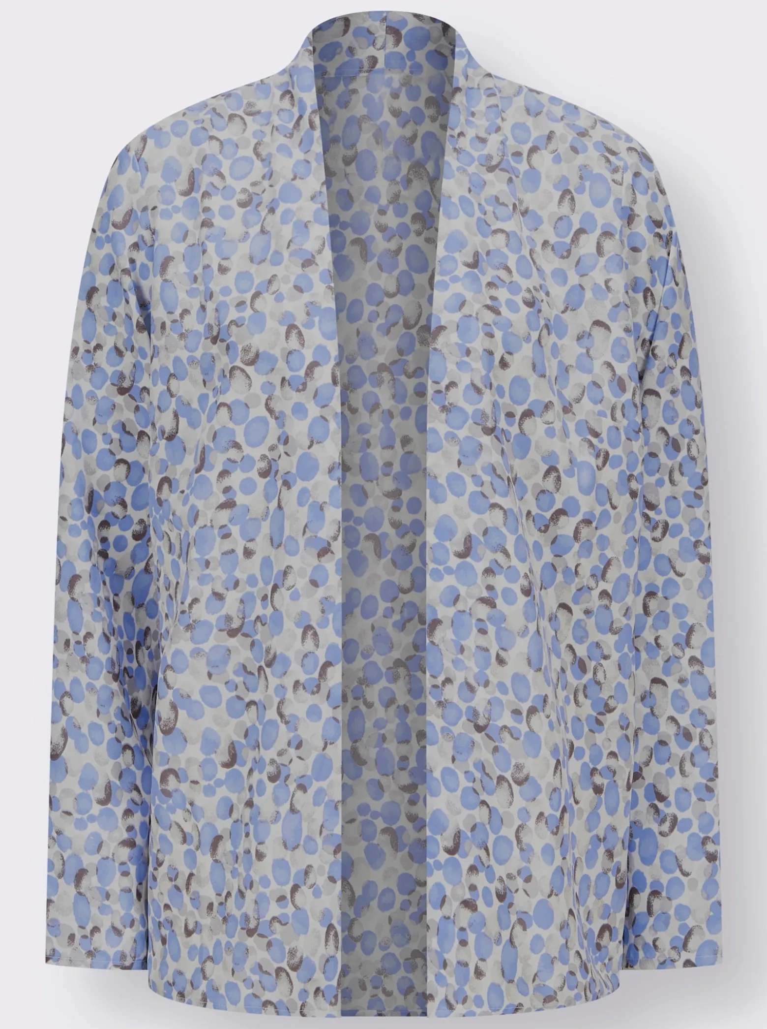 Blusenjacke in offener Form