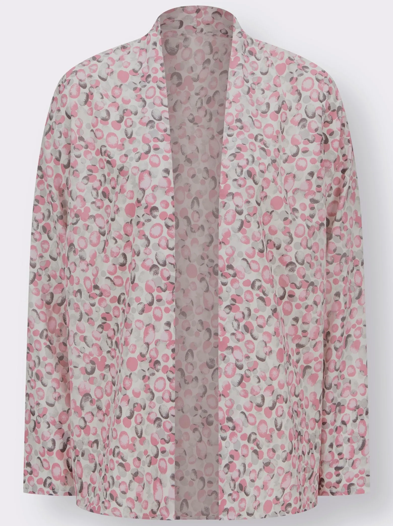Blusenjacke in offener Form