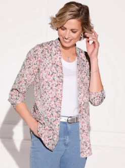 Blusenjacke in offener Form