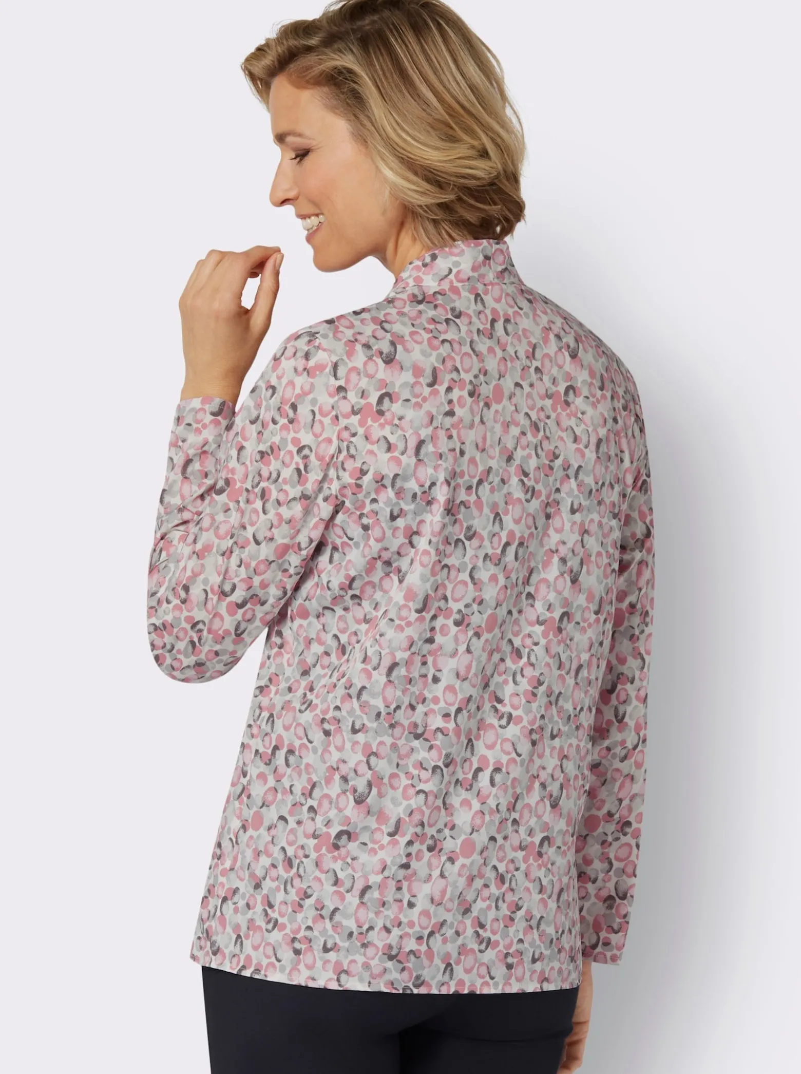 Blusenjacke in offener Form