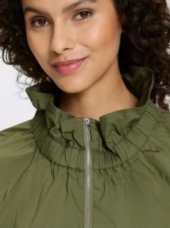 Blusenjacke mit Stehkragen