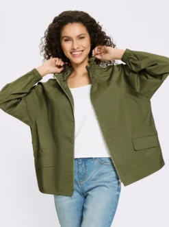 Blusenjacke mit Stehkragen